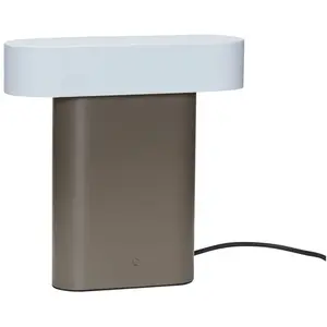 Lampe De Table En Métal Marron