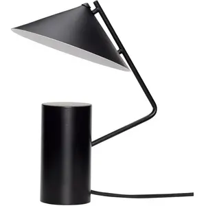 Hübsch Lampe de table Hubsch Interior Sen - noir - 24x32 cm/GU10 pas cher
