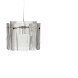 Hübsch Ripple Pendant Large Clear pas cher