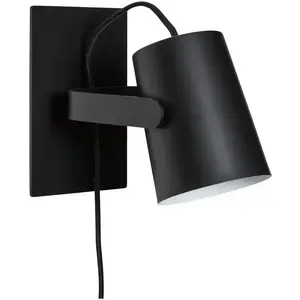 Hübsch Lampe de table Hubsch Interior Ardent - noir - 22x12x17 cm/E14 pas cher