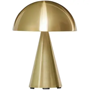 Hübsch Mush Portable Lamp Brass pas cher