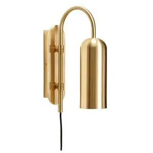 Hubsch ZENITH-Applique murale avec prise et interrupteur Laiton H29cm pas cher