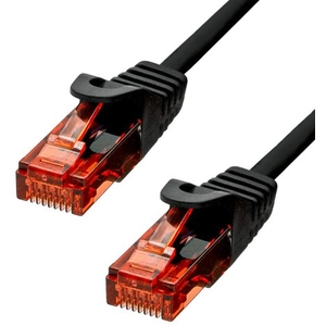 Comparateur de prix : ProXtend - Cordon de raccordement - RJ-45 (M) pour RJ-45 (M) - 7 m - 6 mm - UTP - CAT 6 - sans halogène, sans crochet, bloqué - noir