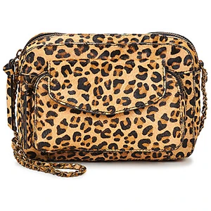 Schoudertas Pieces PCNAINO Brown pas cher