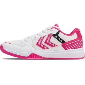 Hummel Hallenschuhe - Handball All Court Bright White/Raspberry Sorbet-49,5 pas cher