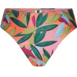 Bas de maillot de bain femme Pieces Amanda - blazing orange tropical flower