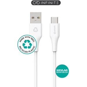 eSTUFF ES605170-BULK USB-kabel USB 2.0 1 m USB C USB A Wit pas cher