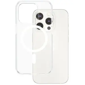 CARE by PanzerGlass Flagship Case - Transparant Urban Combat w. - Wit MagSafe iPhone 15 Pro pas cher