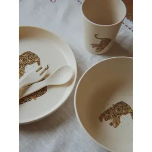 Coffret repas beige TU pas cher