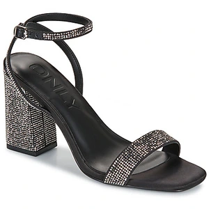 Sandalen Only ONLALYX-28 BLING HEELED SANDAL Zwart pas cher