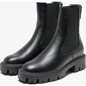 ONLY Onlbetty-1 Pu Boot-Noos Bottines pour femme, Noir, 37 EU pas cher