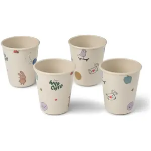 Liewood Lot de 4 gobelets Lana Tamtam-Sandy pas cher