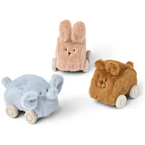 Liewood Lot de 3 voitures en peluche Ansel Pale Tuscany Mix pas cher