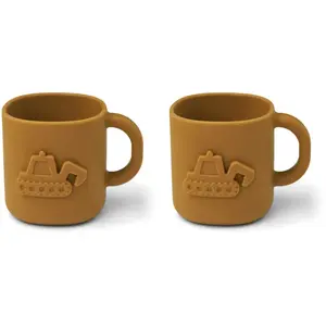 Liewood Chaves Cup Drinkbeker Met Handvaten | Golden Caramel pas cher