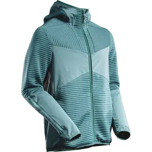 MASCOT Customized Fleece capuchontrui rits - 22603-681 - lichtbosgroen - maat XL pas cher
