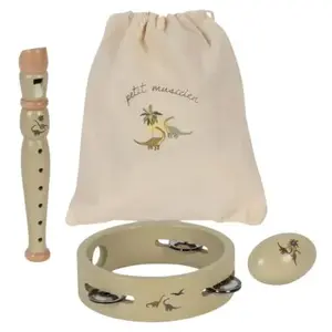 Konges Slojd Set de musique en bois Dino pas cher