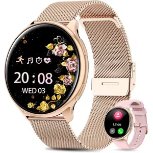 2025 Montre Connectée Femme Avec Et/Hrv/Siri, 1.39" Tft Smartwatch Ave... pas cher