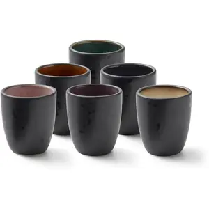BITZ Espressokop Dia. 5 x 6 cm 9 cl 6 st. ass. kleuren pas cher
