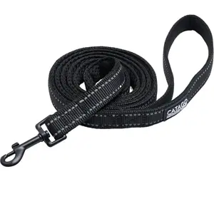 Catago Hundeline Sort ONE SIZE (Taille unique, Chien, Général), Collier + laisse pas cher