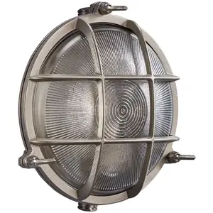 Nordlux Polperro Wandlamp Buiten  Ø19,5cm  E27  IP64  NikkelVendu pargalaxus