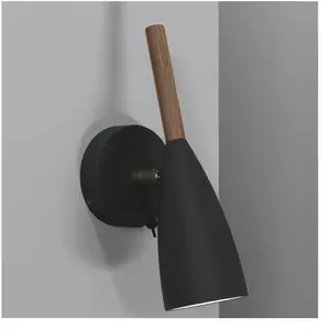 Applique 1x GU10 Nordlux Pure 78271003 noir pas cher