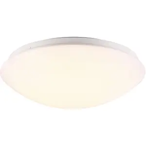 Plafonnier Nordlux luminaire Intérieur ASK 28 Luminaire Plafonnier pour Salle de Bain Métal Blanc H.9.5 - IP44 pas cher