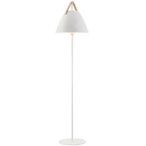 Design For The People STRAP-Lampadaire Métal/Cuir H153cm pas cher