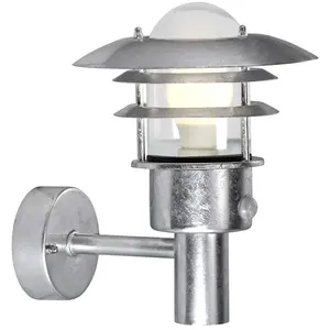 Nordlux, Éclairage d'extérieur, Lonstrup 22, Applique Sen, Galvanisé (E27, IP44)Vendu pargalaxus