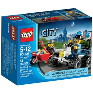 Lego Lego City - Le 4x4 De La Police Spéciale - 60006 pas cher
