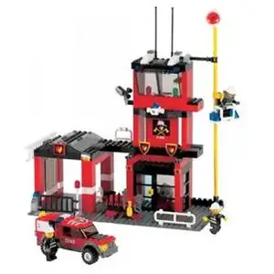 Lego City - La Caserne Des Pompiers - 7240 pas cher