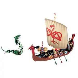 LEGO - 7018 - Le bateau des vikings contre le monstre des mers pas cher