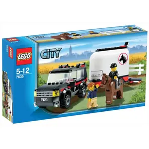 LEGO City Jeep met Paardentrailer - 7635 pas cher