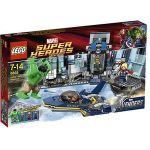 Lego Marvel - L'évasion En Héliporteur De Hulk - 6868