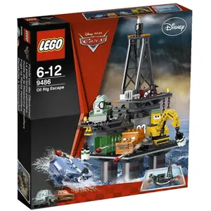 LEGO Cars 2 Boorplatform Ontsnapping - 9486 pas cher