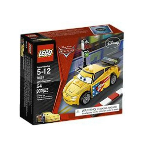 Lego Cars - Jeff Gorvette - 9481 pas cher