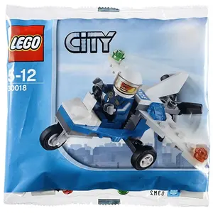 Lego City - L'avion De Police (Polybag) - 30018 pas cher