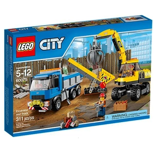 LEGO® City 60075 L'Excavatrice et le Camion pas cher