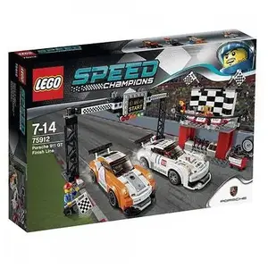 LEGO® Speed Champions 75912 La Ligne d'Arrivée de la Porsche 911 pas cher
