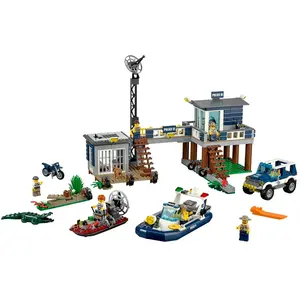 LEGO City Moeraspolitie Hoofdbureau - 60069 pas cher