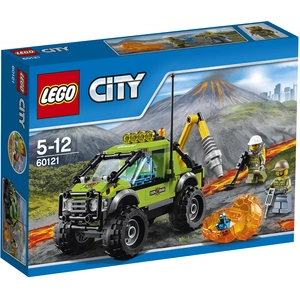 LEGO® City 60121 Le camion d'exploration du volcan pas cher