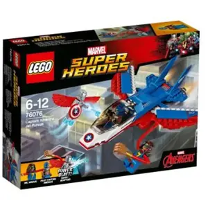 Lego 76076 - La Poursuite En Avion De Captain America pas cher