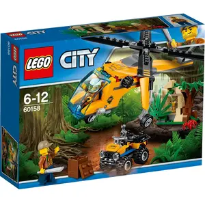 LEGO® City 60158 L'hélicoptère cargo de la jungle pas cher