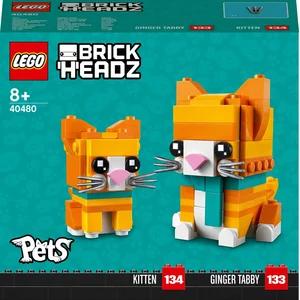Lego Brickheadz 40480 - Kitten en Ginger Tabby pas cher
