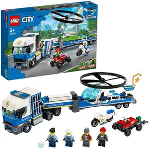 Lego Lego City - Le Transport De L'hélicoptère De La Police - 60244 pas cher