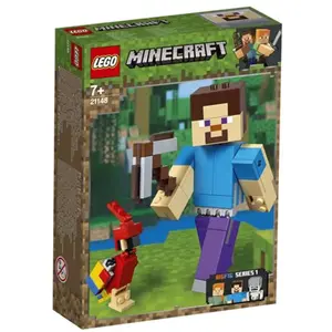 21148 Steve Minecraft BigFig avec perroquet, LEGO(r) Minecraft(tm) pas cher