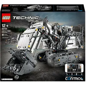 LEGO La pelleteuse Liebherr R 9800 (42100, LEGO Technic) pas cher