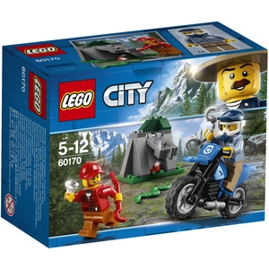 LEGO® City Police 60170 La poursuite en moto tout-terrain pas cher