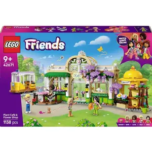 LEGO 42671  FRIENDS Café des plantes et kiosque à fleurs (42671, LEGO ... pas cher