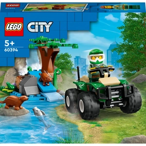 Lego City - Le Tout-Terrain Et La Tanière De La Loutre - 60394 pas cher