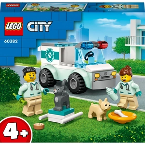 Lego Lego City - L'intervention Du Véhicule Vétérinaire - 60382 pas cher